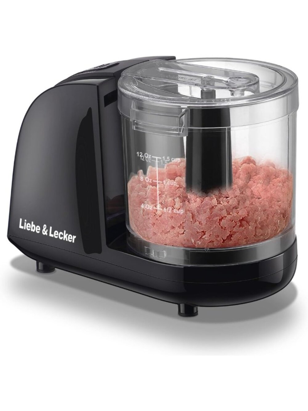 Compact Electric Mini Food Processor - 1.5 Cup Chopper for Quick Meal Prep